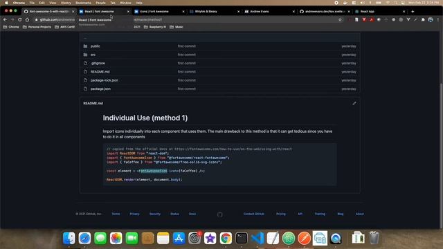 How to use Font Awesome with React смотреть онлайн