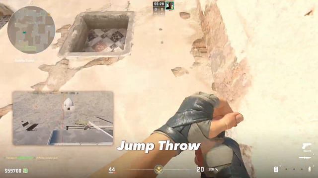 CS2 Dust 2 B Door Smoke