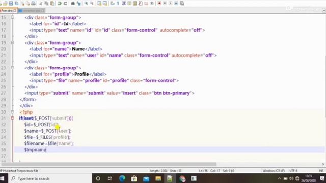 CRUD Operation in Php (Part - 1) смотреть онлайн