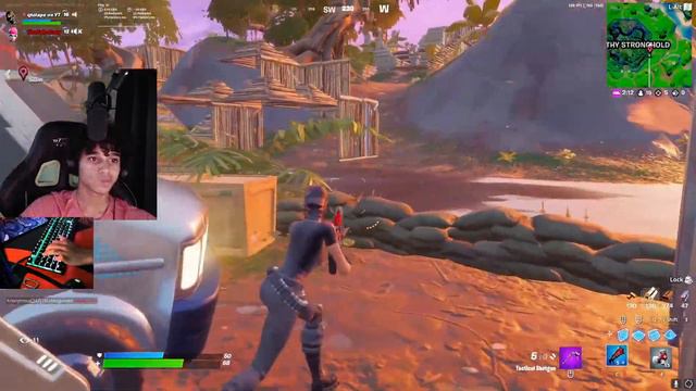 I Got 100 Fans To Scrim By Only Landing STEALTHY STRONGHOLD in Fortnite... смотреть онлайн