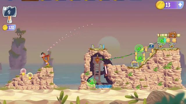 Angry Birds Stella! Серия 64! Chapter 2! Уровень 54! Сложно! Энгри бердз Стелла смотреть онлайн