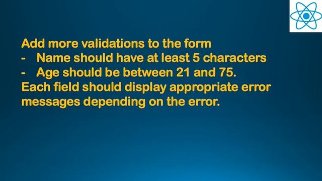 React Tutorial - Learn React JS - Course Lessons #7 - Form Validation and Errors - Learn ReactJS смотреть онлайн