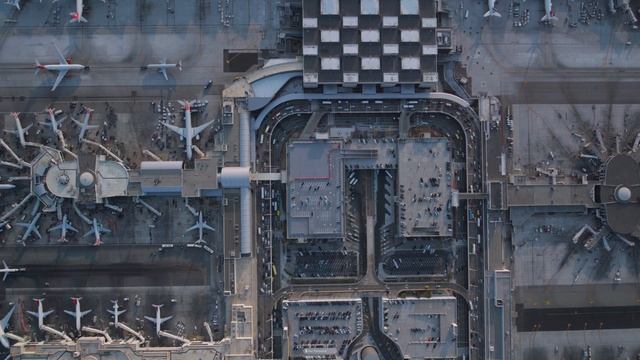 Cityscape | Los Angeles Airport | Mac OS Sonoma Live Wallpaper | 4k