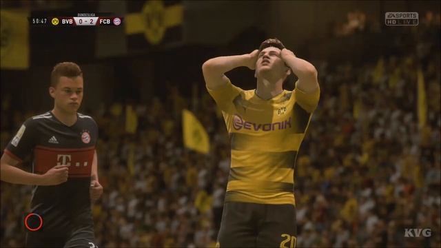 FIFA 18 - Borussia Dortmund vs FC Bayern Munich - Gameplay (HD) [1080p60FPS] смотреть онлайн