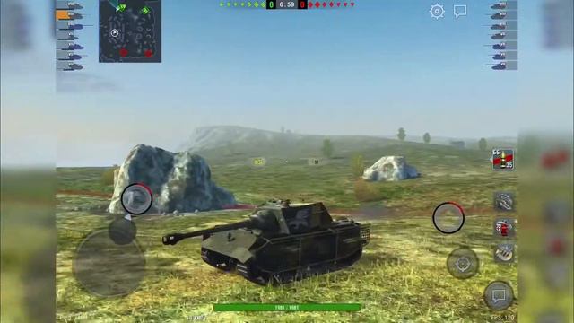 E 75 TS Обзор танка Wot Blitz смотреть онлайн