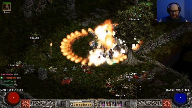 Project Diablo 2 (PD2) - Insane Death's Fathom Find & Slam - Sorc Solo Self Found day 33 смотреть онлайн