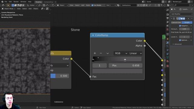 Procedural Cobblestone Material (Blender Tutorial) смотреть онлайн