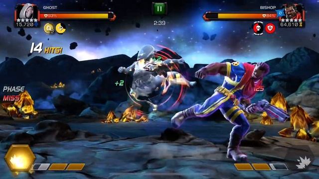 #MCOC Map 6 Bishop MB With 9 Nodes SOLO by Ghost in 1 minute смотреть онлайн