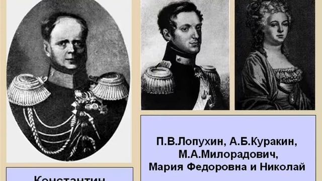 Россия в первой половине XIX в. Вопрос о престолонаследии. Урок 30 смотреть онлайн