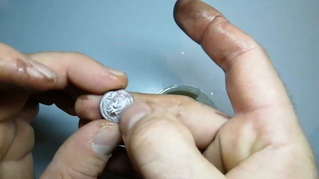 Как почистить бронзовую монету, 2 геллега 1910г. смотреть онлайн
