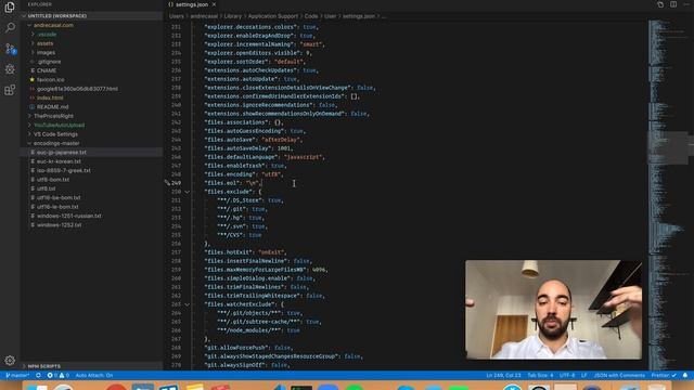 VS Code Setting: files.eol смотреть онлайн