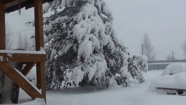 Снегопад. Дача. смотреть онлайн