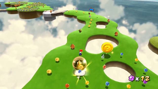 Dolphin 4.0.2 | Super Mario Galaxy | Star 13 - Rolling Green Galaxy: Rolling in the Clouds [1080p] смотреть онлайн