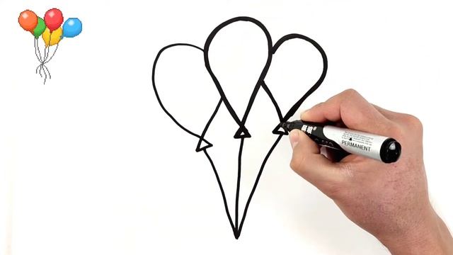 Bolalar uchun pufak rasm chizish/Drawing Balloon for children/Рисование Воздушный шар для детей смотреть онлайн