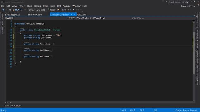 WPF in C# with MVVM using Caliburn Micro смотреть онлайн