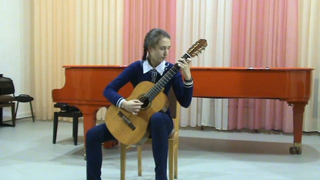 Бурдина Александра, 12 лет, О. Лукьянчиков "Выражение чувств" смотреть онлайн