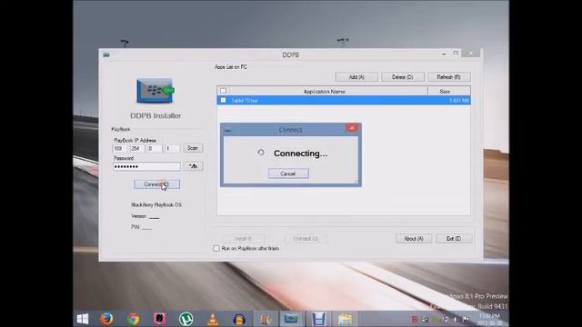 How to install Blackberry Playbook apps/bar files смотреть онлайн