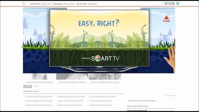 HTML5 game banners : Angry bird - IAB rising starts rich media interactive game смотреть онлайн