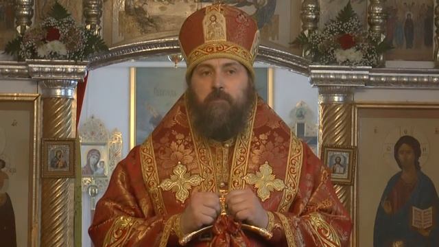 Проповедь епископа Серапиона на вмц. Варвару Акколь 17.12.2015 смотреть онлайн