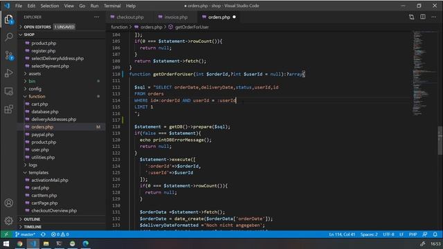 Zugriff auf Rechnung für Externe zulassen - PHP Online Shop tutorial | Part 38 смотреть онлайн
