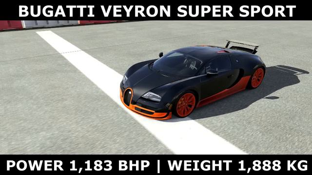 BUGATTI VEYRON SUPER SPORT VS FORMULA ONE