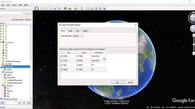 Import Data from Excel to Google Earth Pro | Import CSV File to Google Earth Pro смотреть онлайн