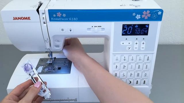 Выполнение петель (Janome HomeDecor 6180)