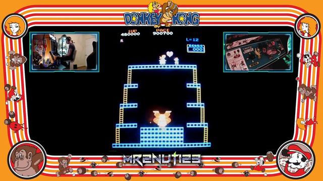 Donkey Kong (1981) Kill Screen - 890,000 - Played on my original Nintendo cabinet смотреть онлайн