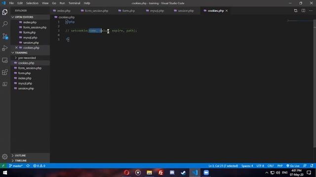 PHP - Class 7 - Cookies & Session in PHP | Learn PHP Tutorial Online in Hindi смотреть онлайн