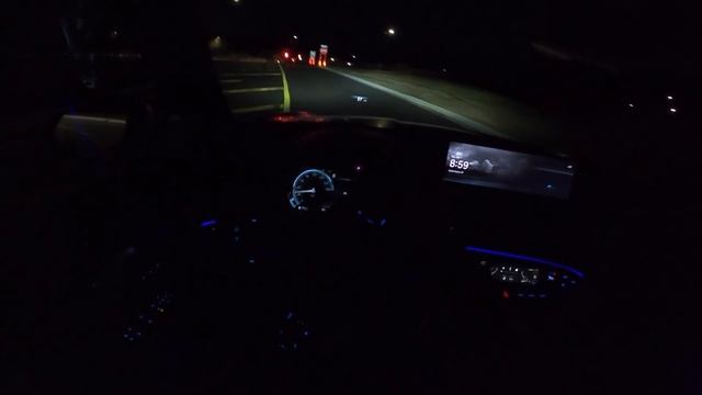 2022 Genesis GV70 Sport Prestige 3.5T - POV Night Drive (Binaural Audio)
