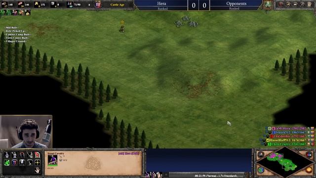 Professional Player vs 4 Beginners On AMAZON TUNNEL | AoE2 смотреть онлайн