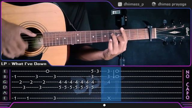 Linkin Park - What I've Done Fingerstyle Cover | Tab Tutorial смотреть онлайн