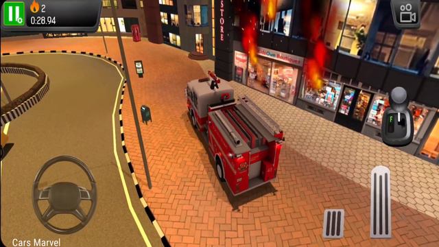 🔥🚒Emergency Driver Sim: City Her - UK Fire Truck Emergency Rescue - Fire Truck Driving - Cars Marve смотреть онлайн