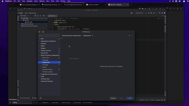 Configure XDebug as debugger in PHPStorm смотреть онлайн