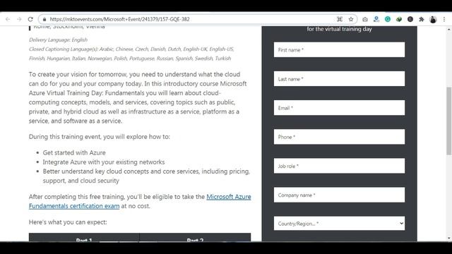 Microsoft Free Certificate | Microsoft Certified Azure Fundamentals Free Exam | Free Training смотреть онлайн