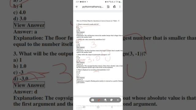 maths module mcq of python for kvs and hpsc pgt computer screening смотреть онлайн
