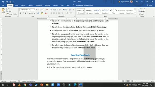 Advanced Features of Word Processor смотреть онлайн