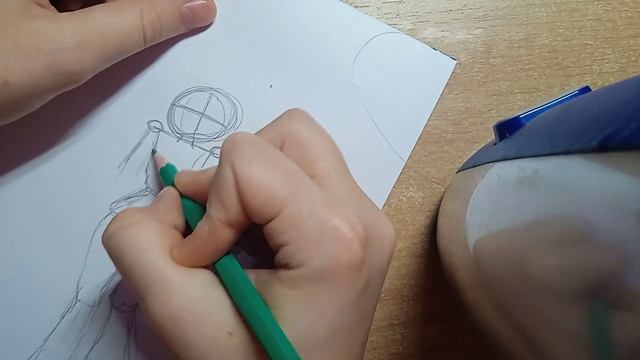 ?~Учимся рисовать тело,голову, глаза и одежду~? смотреть онлайн