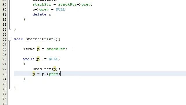 How to Create a Stack Class Project - (Part 8) - Defining the Print Function смотреть онлайн