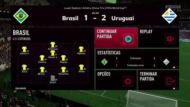 FIFA 23 - Brasil x Uruguai - World Cup - Final смотреть онлайн