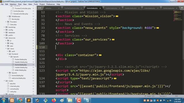 Laravel Extends ( Laravel 6 Full project) 2020*new tips* part 7 смотреть онлайн
