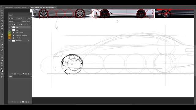 CAR DESIGN 101 - What Is PROPORTIONS?! - Sedan #cardesign #automotivedesign #proportions