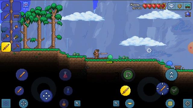 Террария 1.4 на Android Одна жизнь+Мастер Мод смотреть онлайн