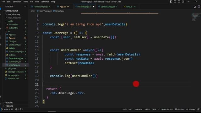 #24. Fetch Method in React || Learn how to Fetch Data from API (Telugu) смотреть онлайн