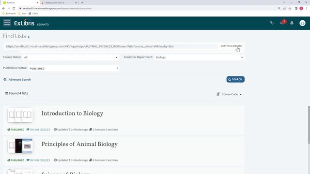 Share a predefined Find Lists search in Leganto - March 2023 смотреть онлайн
