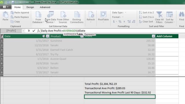 Excel Magic Trick 1424: Average, Moving Average at Different Granularity: DAX or Excel Formulas? смотреть онлайн