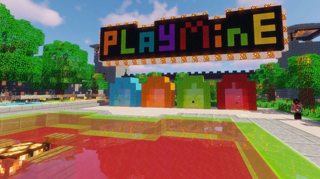 играю в minecraft на сервере playmine лучший сервер игра с другом стрим