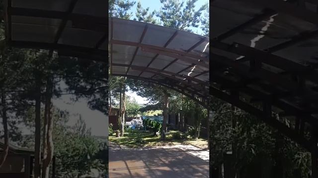 Консольный навес ARM-D для двух машин смотреть онлайн