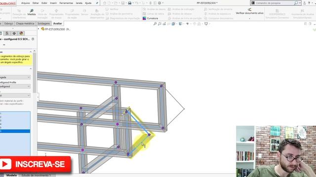 AULA 5 | CURSO: SOLIDWORKS NA PRÁTICA | PROJETO: Esteira Transportadora #solidworks смотреть онлайн