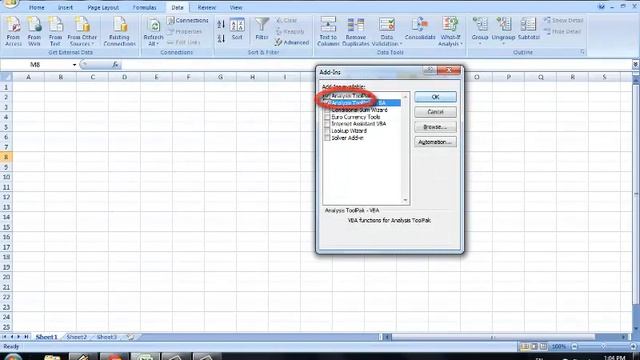cara mengeluarkan data analysis pada microsof excel 2007 смотреть онлайн